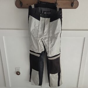 Men's Black/ Lt Gray Motorcycle Pants Sz 42